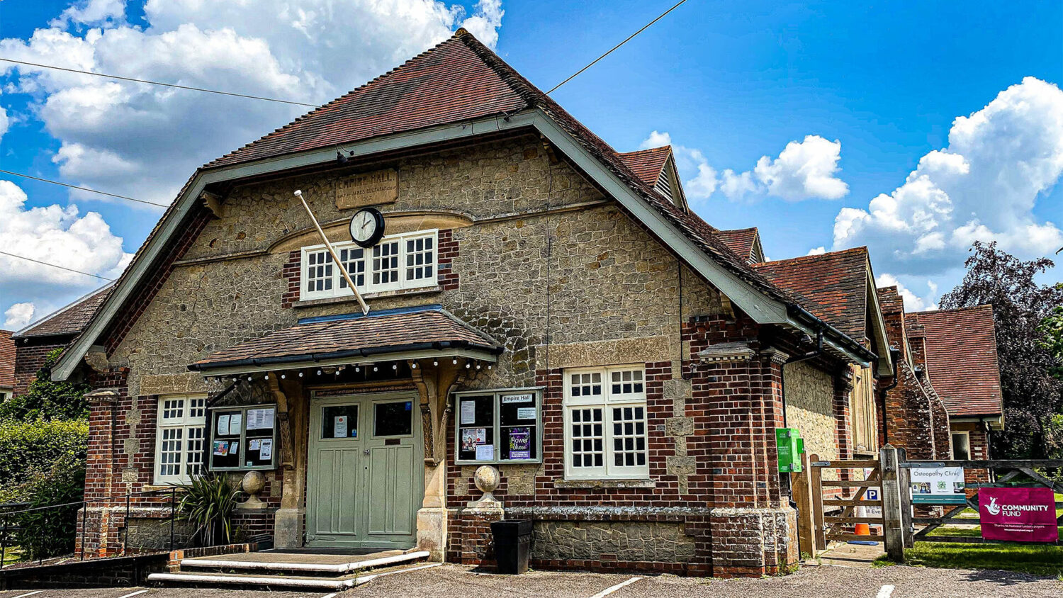 Graffham village hall entrance