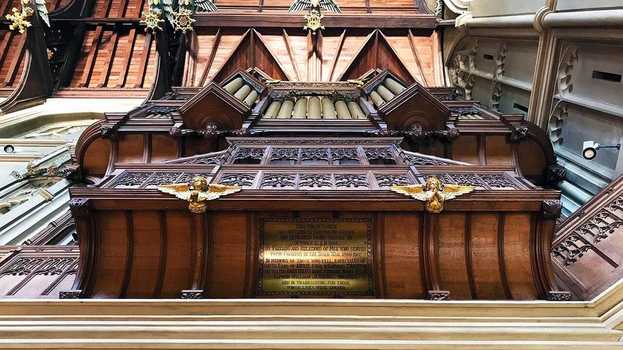 organ at St Mary's Portsea