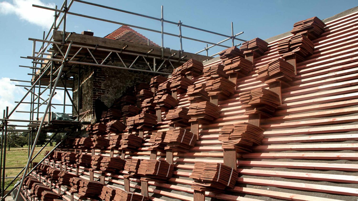 Re-roofing project at St Richard's Church, Burton