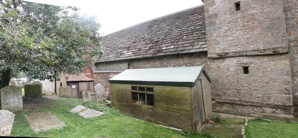 St Mary's Church, Thakeham vestry before photo