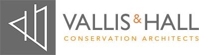 Vallis & Hall, Conservation Architects Chichester. PNG Logo file