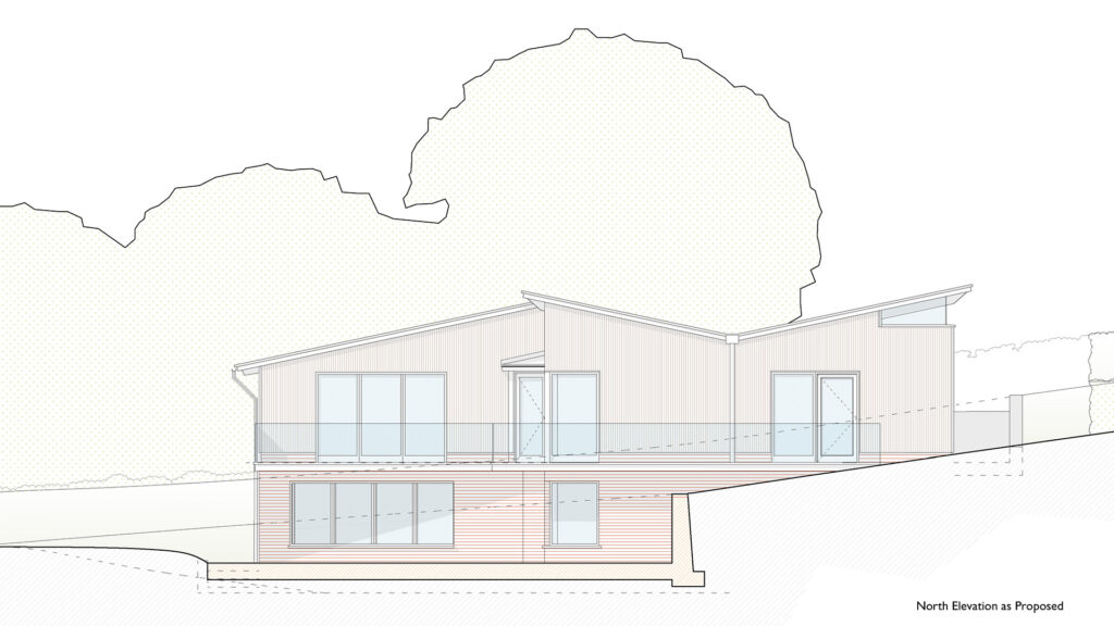 Farm worker's dwelling in SDNP north elevation