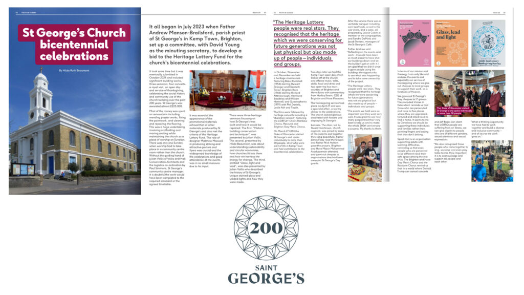 St George's Church, Kemptown, Brighton bicentennial celebrations 2025
