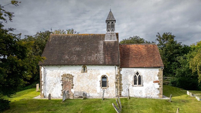 St Botolph's church in Hardham near Pulborough