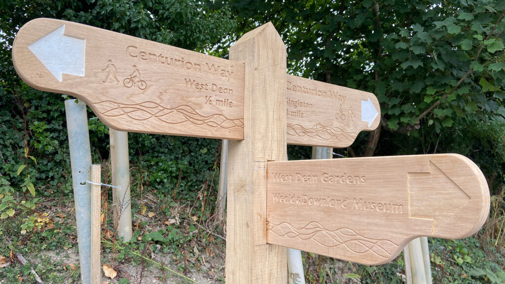 Signpost on The Centurion Way