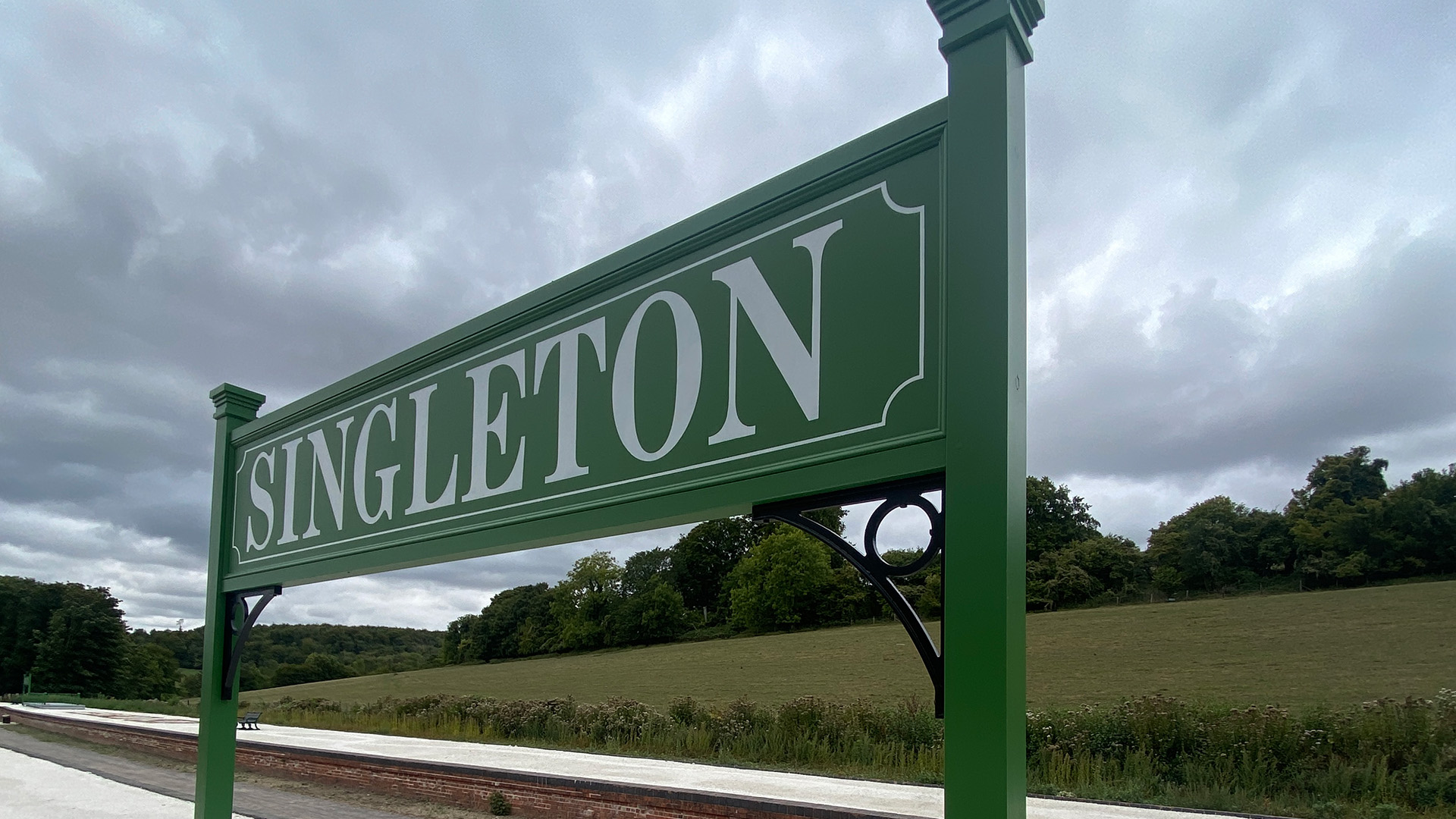 New signage at Singleton Station